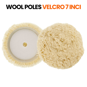 Wool Poles 7 Inch 180mm Model Rekat Velcro