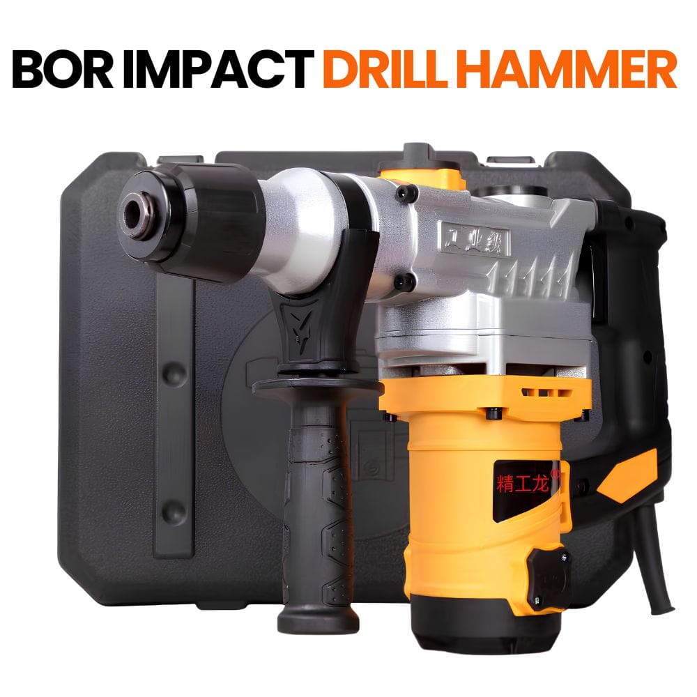 Electric Demolition Hammer Drill 1900W Mesin Penghancur & Bor Beton Set