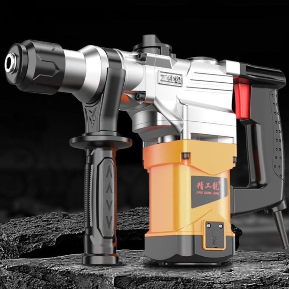 Electric Demolition Hammer Drill 1900W Mesin Penghancur & Bor Beton Set - Gambar 3