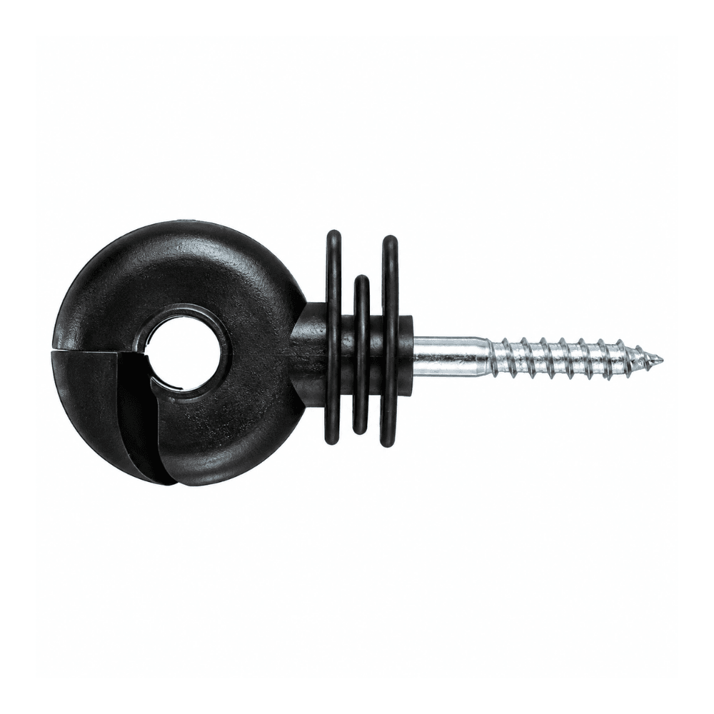 Ring Insulator Jalur Kawat Pagar Listrik untuk Tiang Kayu Isi 10 PCS - Gambar 3