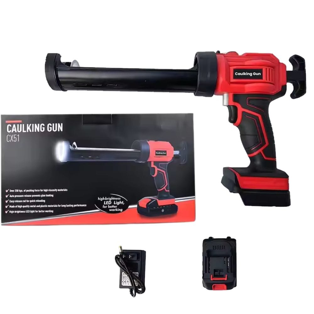 Pompa Sealant Portable 21 Volt Caulking Gun Elektrik - Gambar 5