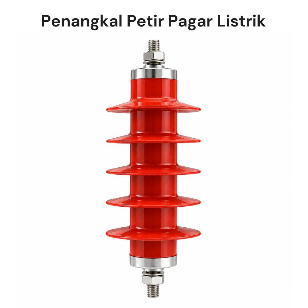 Penangkal Petir Pagar Listrik – Lightning Arrester Zinc Oxide untuk Proteksi Lonjakan Tegangan