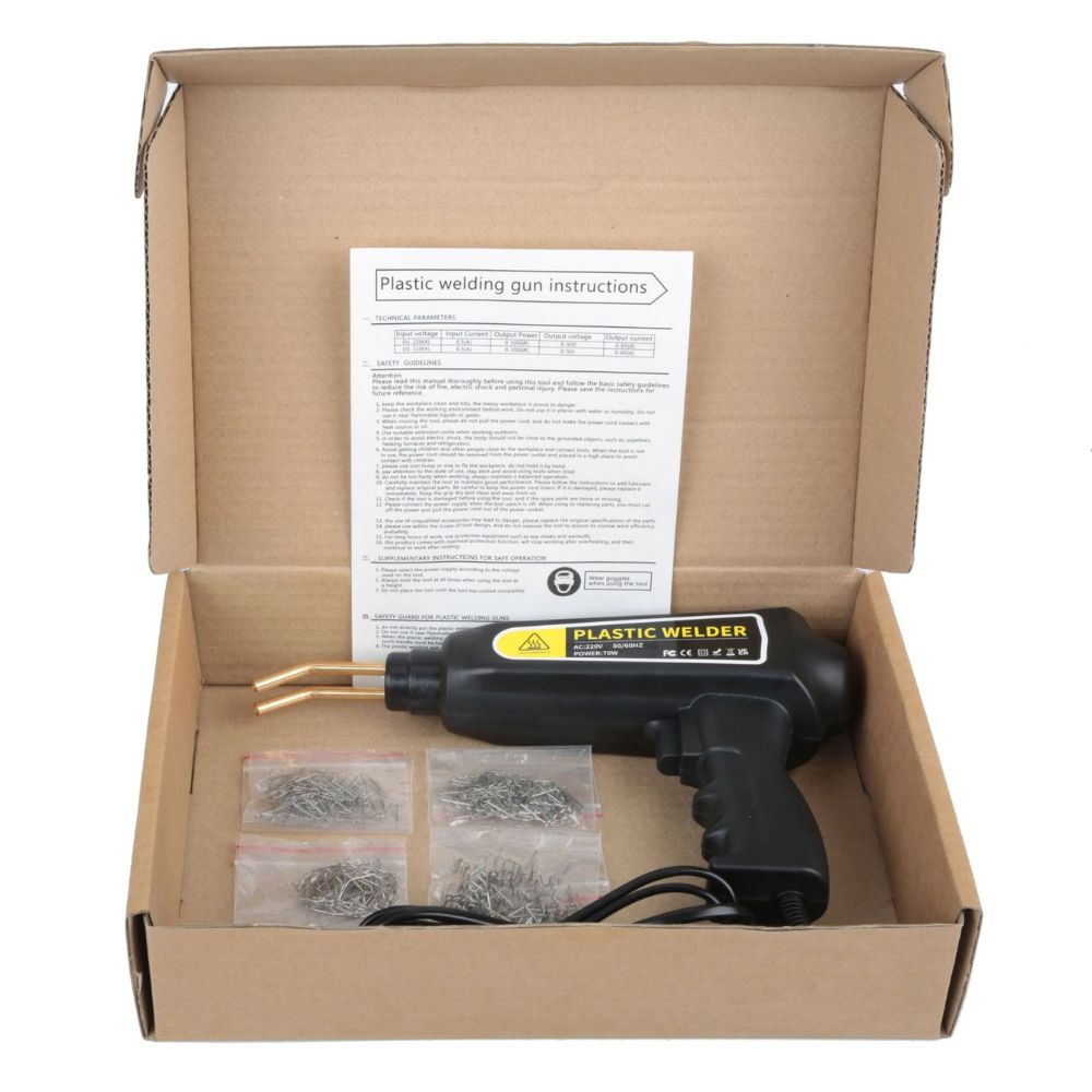 Mesin Las Plastik Hot Stapler 70W Repair Bumper Mobil Motor 200 Kawat - Gambar 5