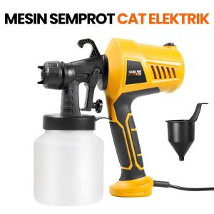 Mesin Semprot Cat Elektrik 400 Watt Tabung 800ml Nozzle Presisi 2.5mm