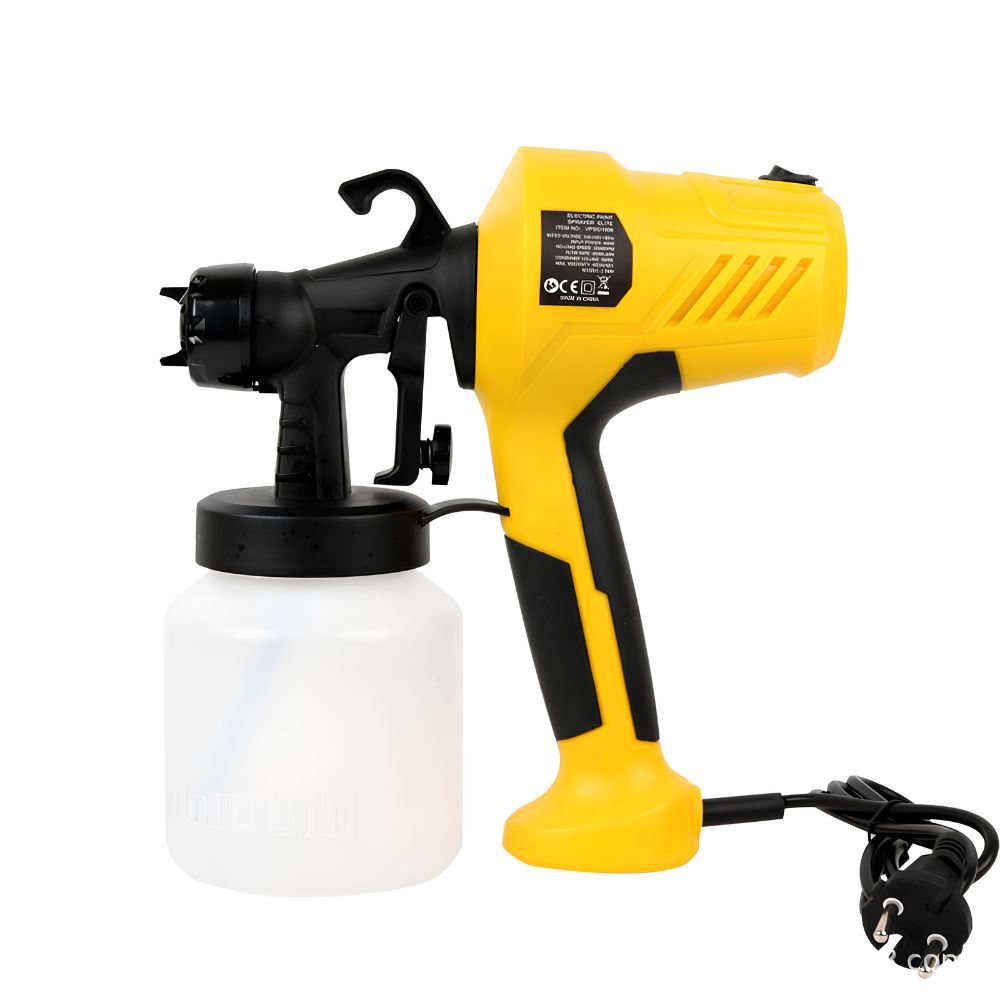 Mesin Semprot Cat Elektrik 400 Watt Tabung 800ml Nozzle Presisi 2.5mm - Gambar 4