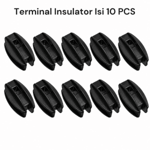Terminal Insulator Pagar Listrik Tiang Sudut untuk Kawat Electric Fence Isi 10 PCS