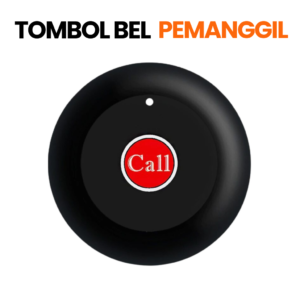 Tombol Panggil - Calling System 433 MHz (Hitam)
