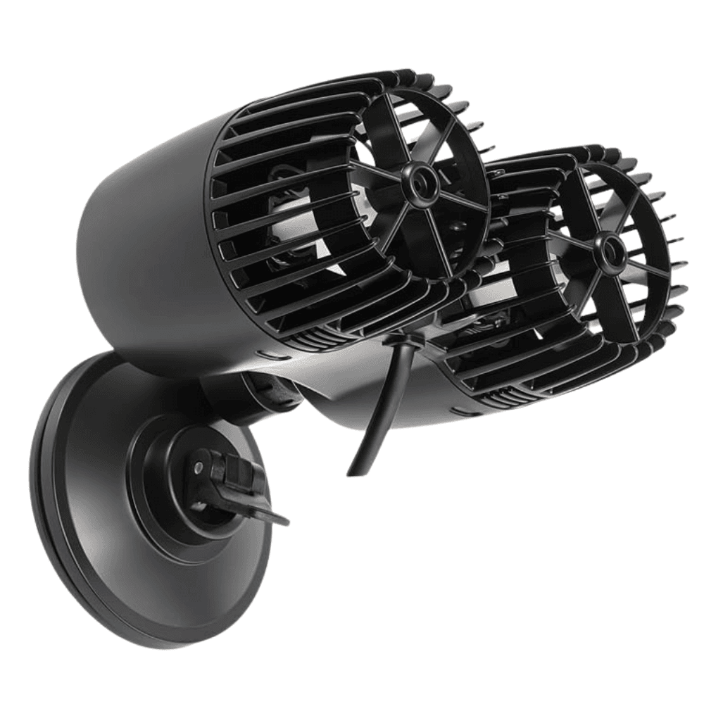 Wave Maker Arus Akuarium 25W Kipas Pembuat Gelombang Air Double Fan Wavemaker Kolam Ikan - Gambar 2