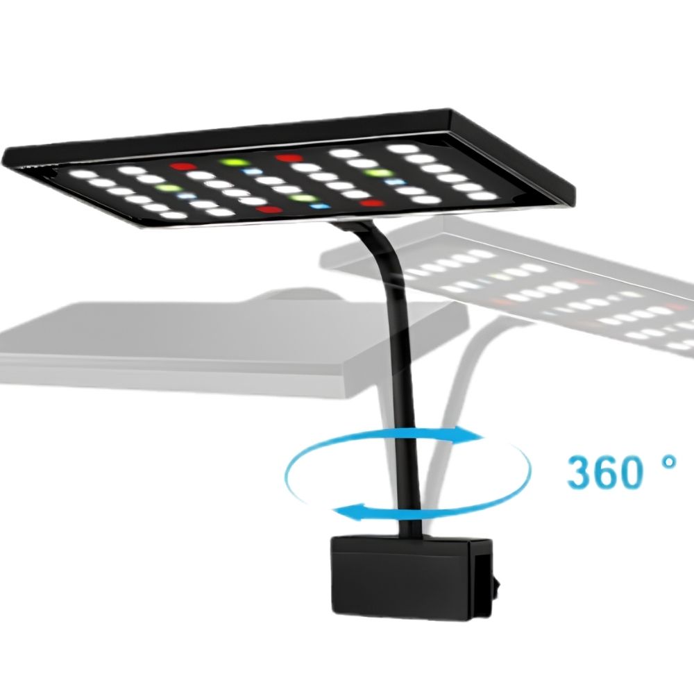 Lampu Akuarium WRGB LED Aquarium Lampu Gantung Akuarium Ikan Lampu 3 in 1 Mode Cahaya - Gambar 4