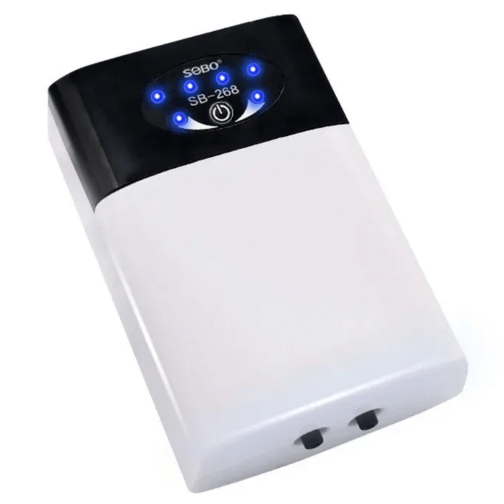 Aerator Baterai Portable Pompa Aerator Hybrid AC DC Suplai Oksigen Akuarium - Gambar 5