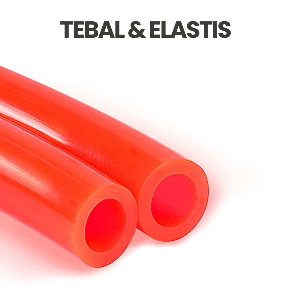 Selang Kompresor Spiral 12 Meter 8x5mm Lengkap Coupler Air Hose Flexible PE - Gambar 4