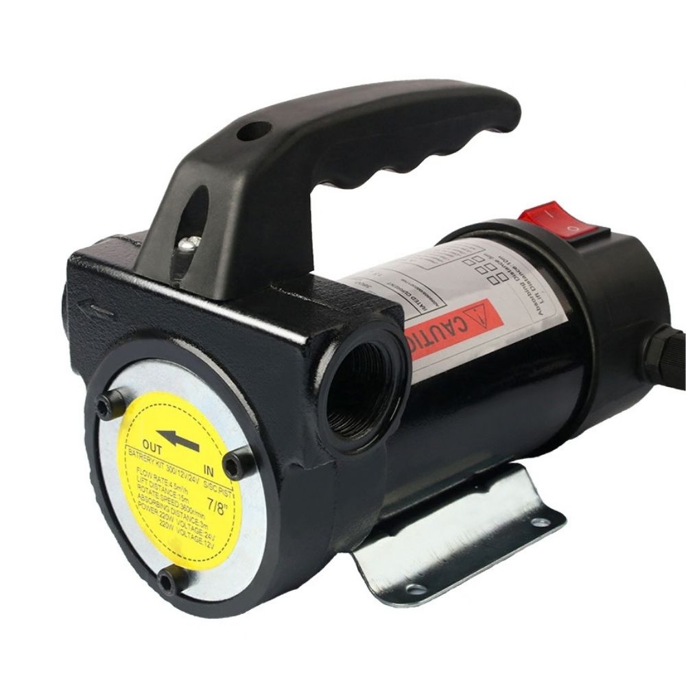 Pompa Minyak Solar AC 220V Pompa Sedot Solar Fuel Transfer Pump Colokan Listrik - Gambar 5